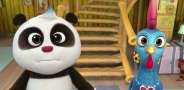 Панда и петушок Лука