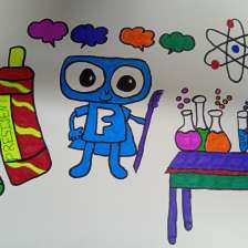 Михаил в конкурсе «Лаборатория Рыцаря Фторида»