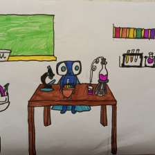 Вика в конкурсе «Лаборатория Рыцаря Фторида»