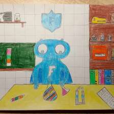 Полина в конкурсе «Лаборатория Рыцаря Фторида»