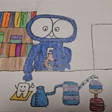 Софья в конкурсе «Лаборатория Рыцаря Фторида»