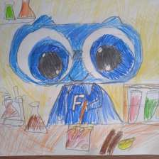 Аня в конкурсе «Лаборатория Рыцаря Фторида»