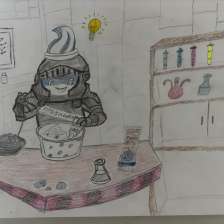 Анастасия в конкурсе «Лаборатория Рыцаря Фторида»