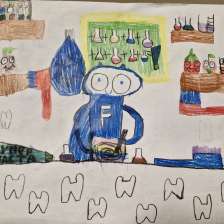 Ксения в конкурсе «Лаборатория Рыцаря Фторида»