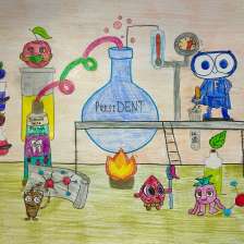 Матвей в конкурсе «Лаборатория Рыцаря Фторида»