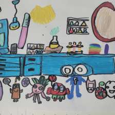 Диана в конкурсе «Лаборатория Рыцаря Фторида»