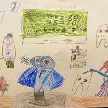 Соня и Миша в конкурсе «Лаборатория Рыцаря Фторида»