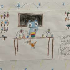 Матвей в конкурсе «Лаборатория Рыцаря Фторида»