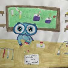 Ксюша в конкурсе «Лаборатория Рыцаря Фторида»