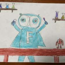 Артём в конкурсе «Лаборатория Рыцаря Фторида»