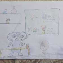 Миша в конкурсе «Лаборатория Рыцаря Фторида»