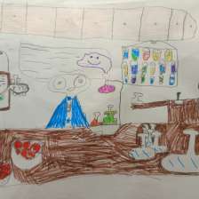 Нина в конкурсе «Лаборатория Рыцаря Фторида»