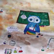 Полина в конкурсе «Лаборатория Рыцаря Фторида»