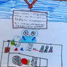 Каролина в конкурсе «Лаборатория Рыцаря Фторида»