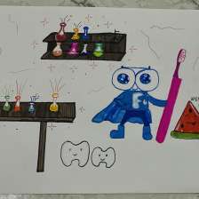 Анастасия в конкурсе «Лаборатория Рыцаря Фторида»