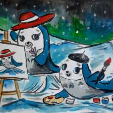 Полина в конкурсе «День приключений с мамой»