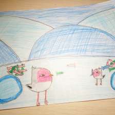 Бережко Анастасия в конкурсе «День приключений с мамой»