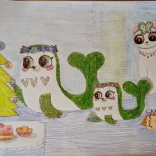 Настя в конкурсе «День приключений с мамой»