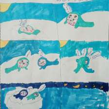 Анастасия Польшкова в конкурсе «День приключений с мамой»