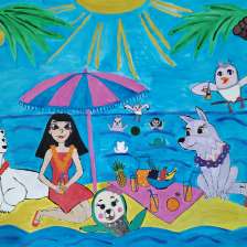 Вероника в конкурсе «День приключений с мамой»