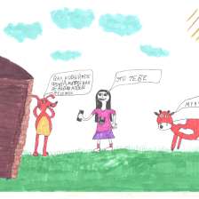 Анна в конкурсе «Сюрприз в Простоквашино»