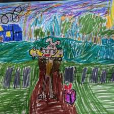 Денис в конкурсе «Сюрприз в Простоквашино»