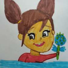 Ксения в конкурсе «Сюрприз в Простоквашино»