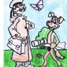 Александр в конкурсе «Сюрприз в Простоквашино»