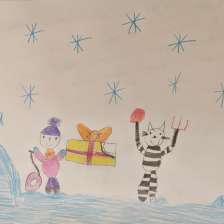 Вероника в конкурсе «Сюрприз в Простоквашино»